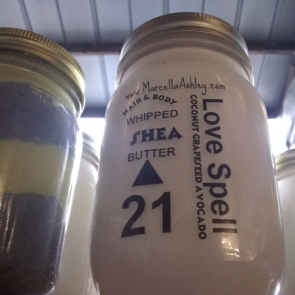 Shea Butter Whipped with essential oils 14oz jar